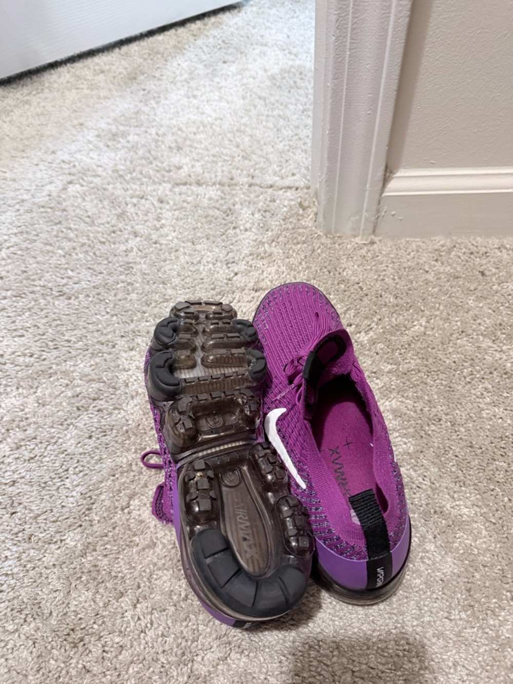 Nike Purple Athletic Slip-On Running Shoes